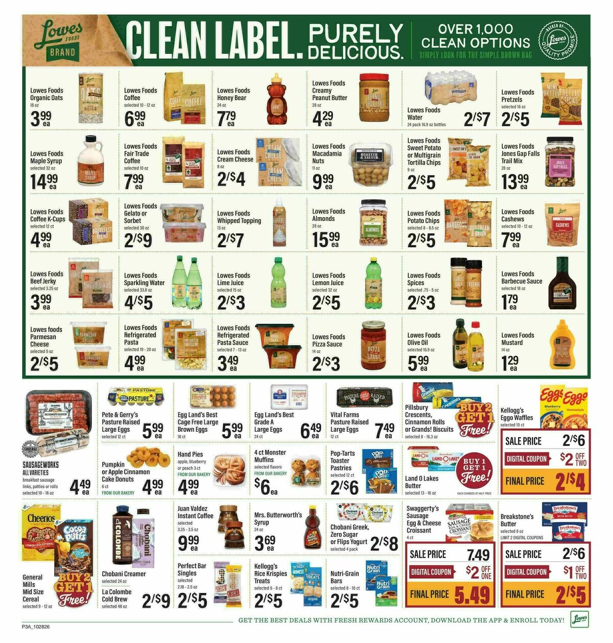 Lowes Foods Weekly Ad from October 28