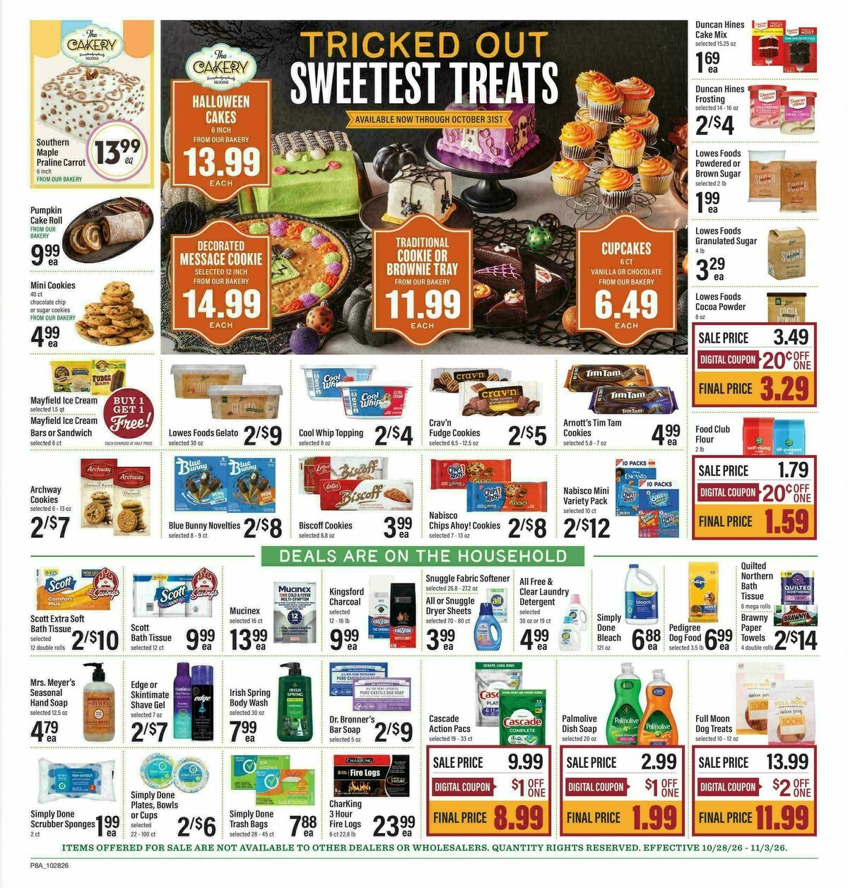 Lowes Foods Weekly Ad from October 28