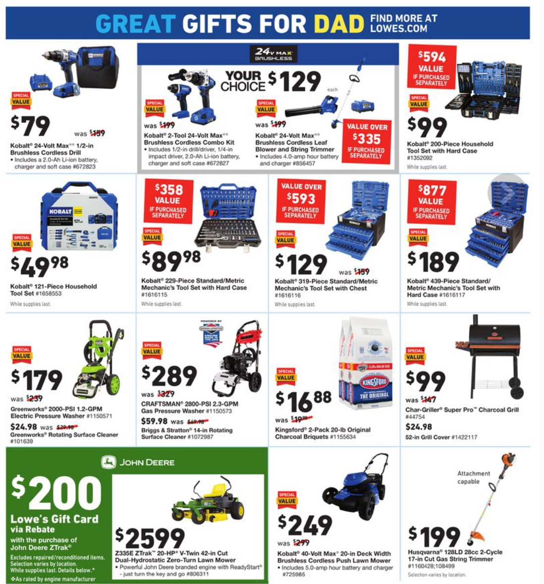 Lowe's Weekly Ad from June 11