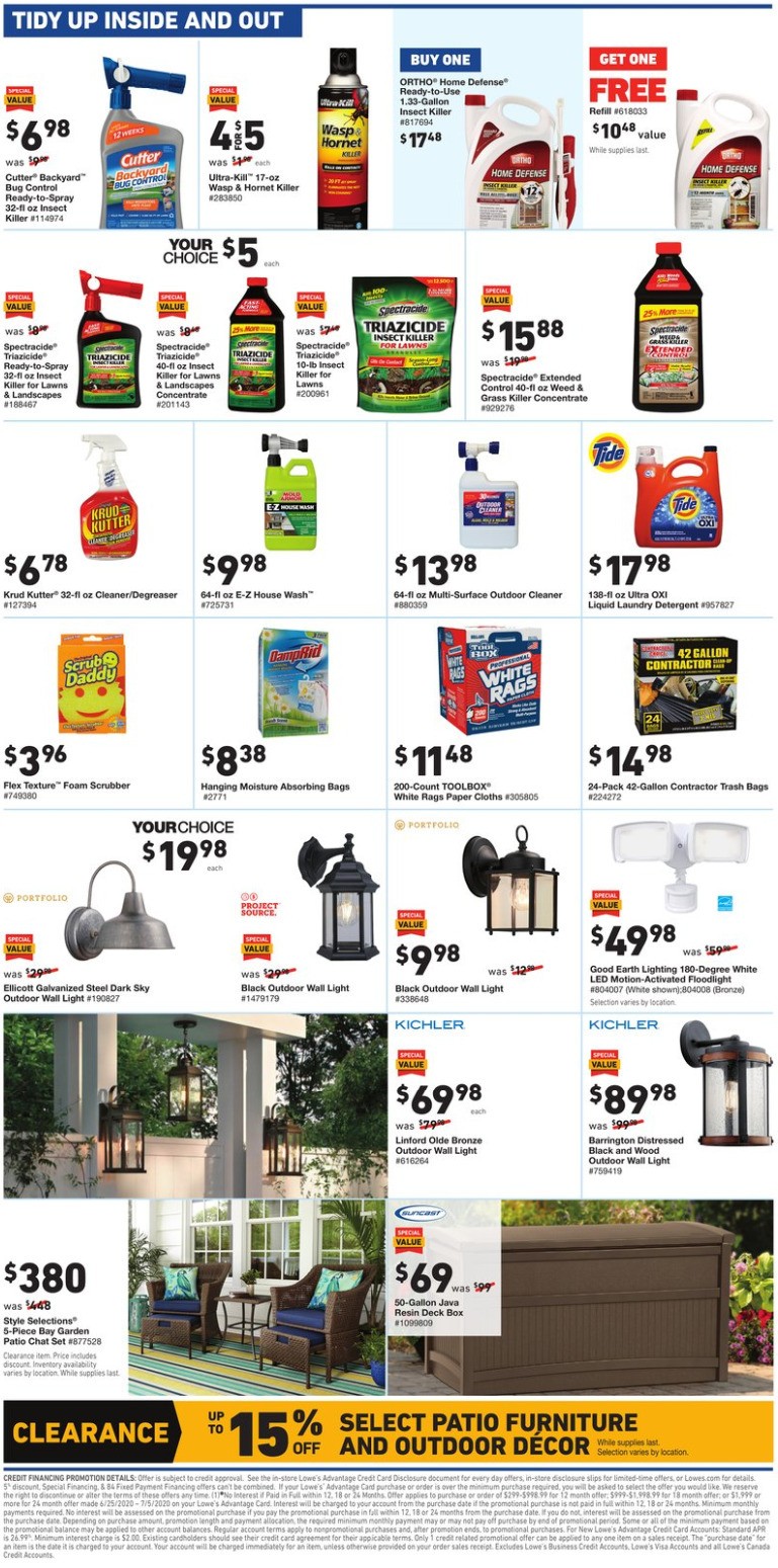 Lowe's Weekly Ad from June 25