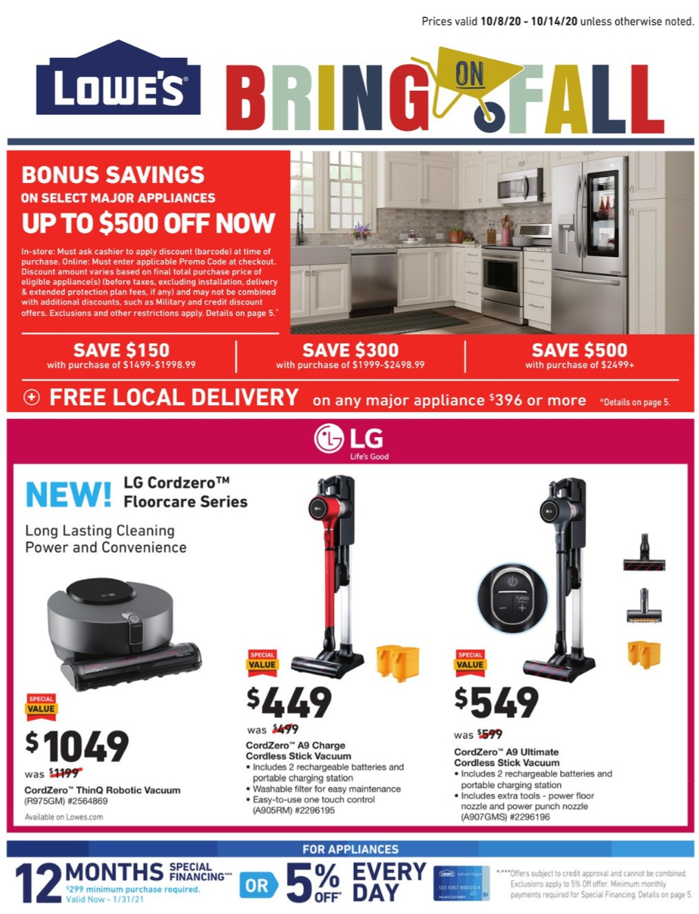 Lowe's Weekly Ad from October 8