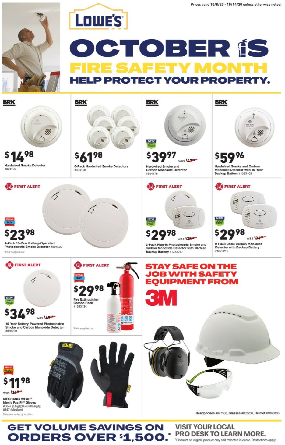 Lowe's Pro Ad Weekly Ad from October 8
