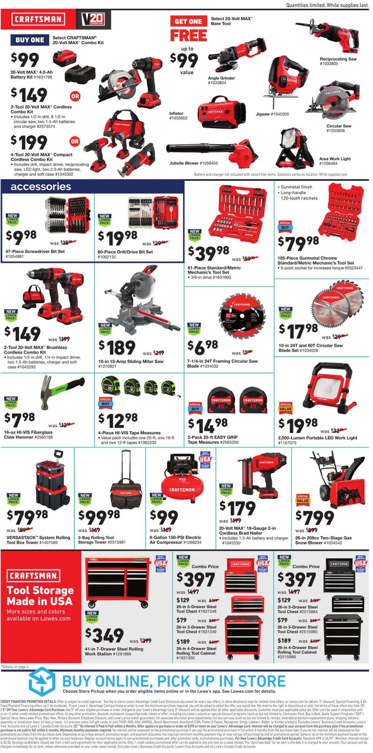 Lowe's Weekly Ad from November 5