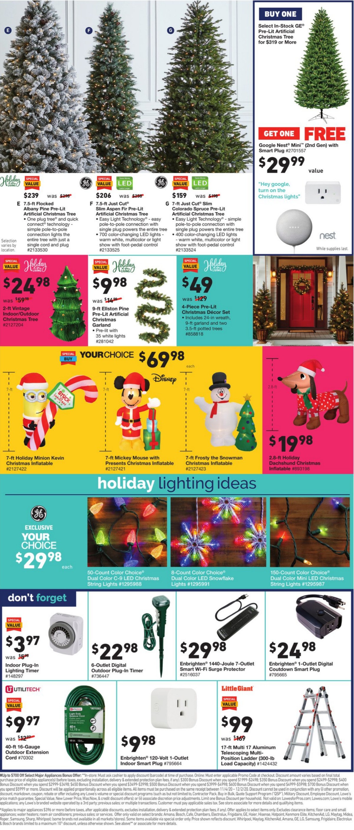 Lowe's Seasons of Savings Extended Event Weekly Ad from November 26