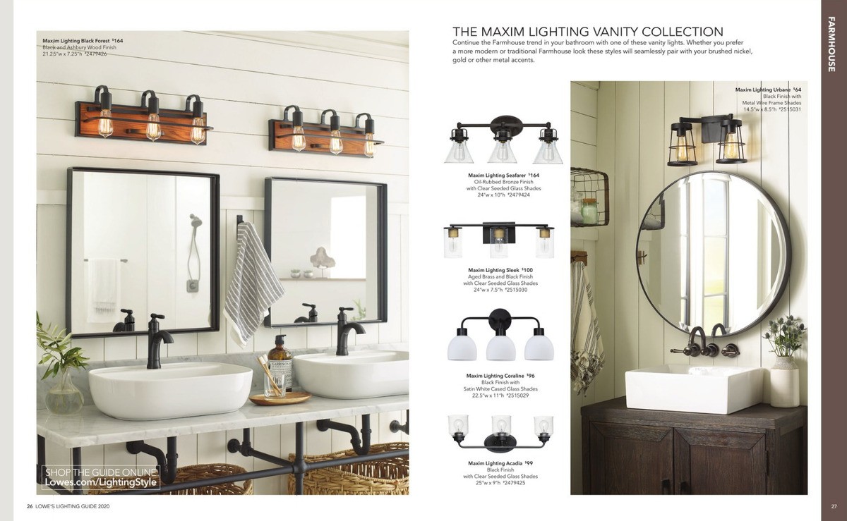 Lowe's Lighting Guide Weekly Ad from August 18