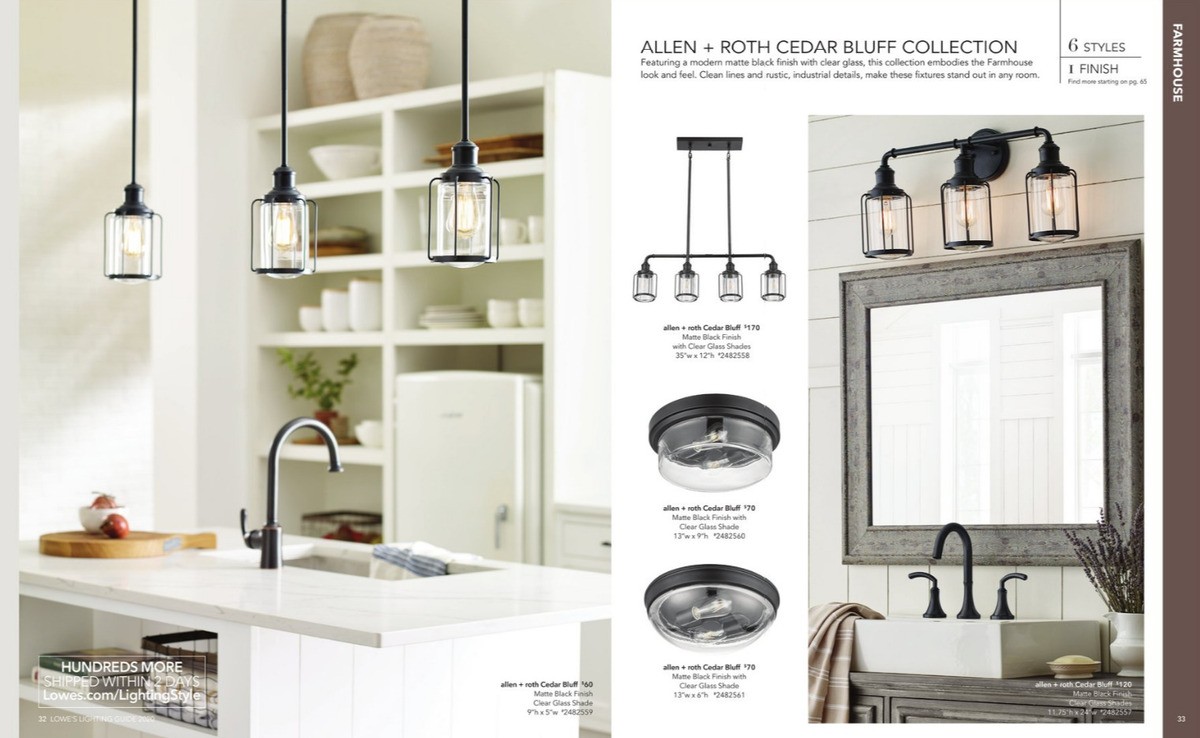 Lowe's Lighting Guide Weekly Ad from August 18