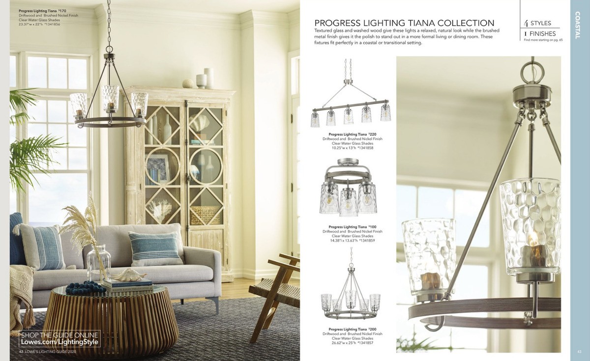 Lowe's Lighting Guide Weekly Ad from August 18