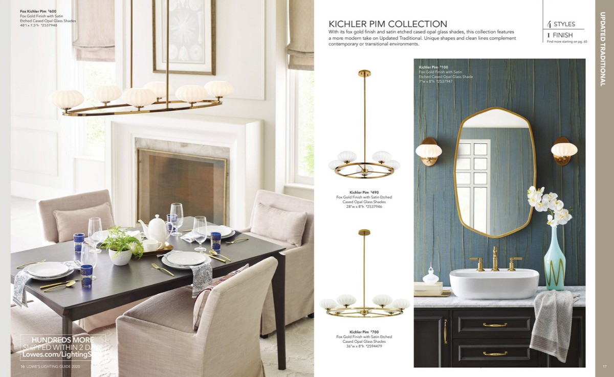 Lowe's Lighting Guide Weekly Ad from August 18