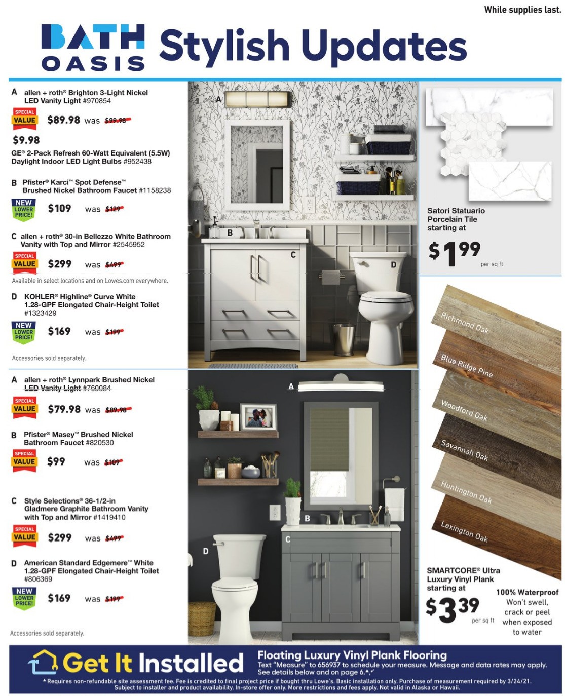 Lowe's Weekly Ad from February 11