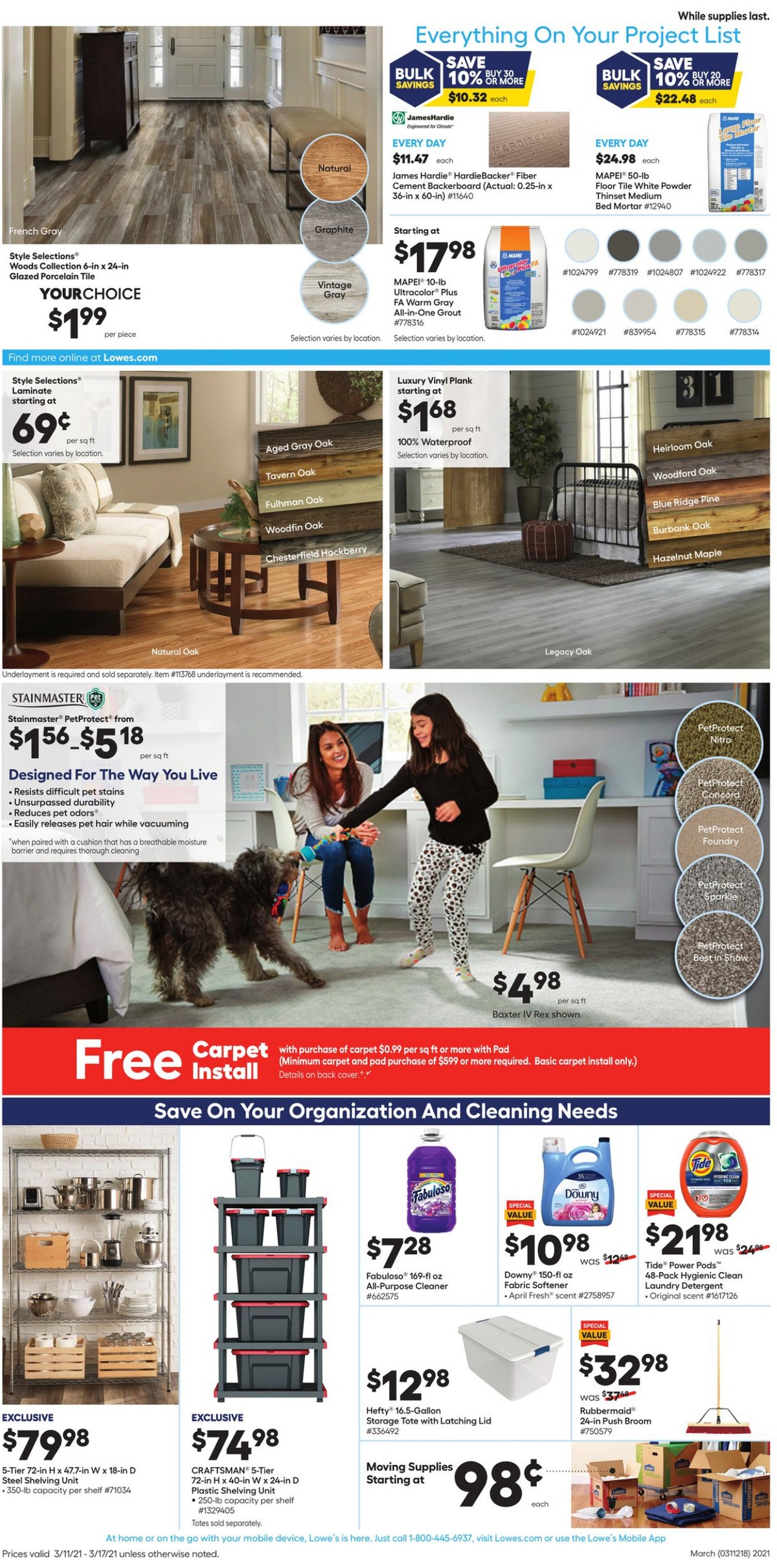 Lowe's Weekly Ad from March 11