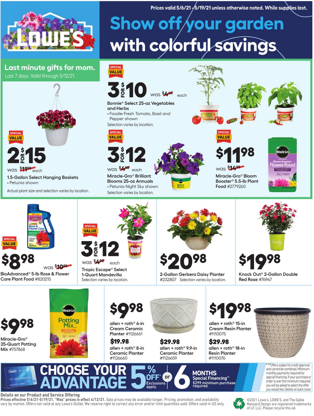 Lowe's Weekly Ad from May 6