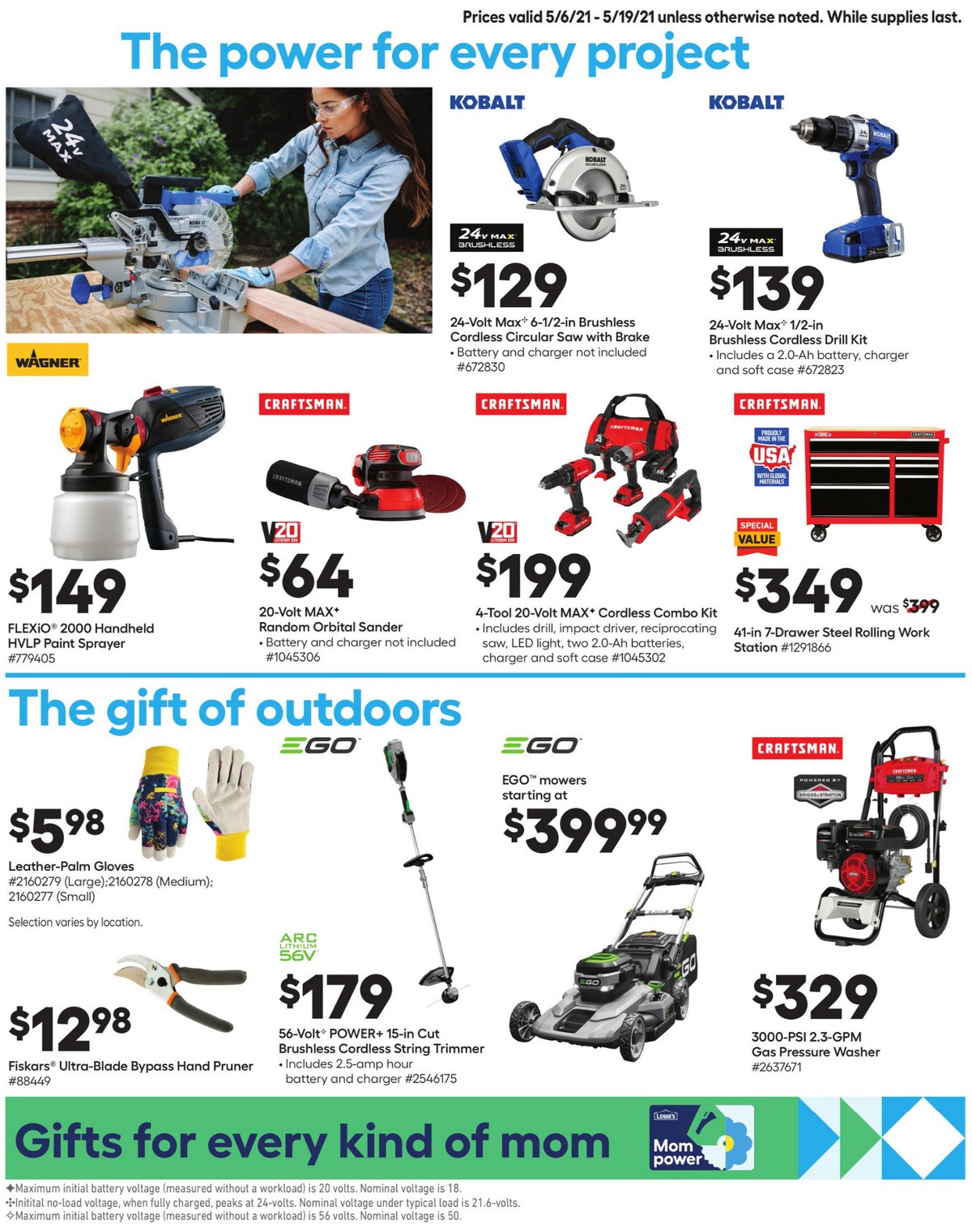 Lowe's Weekly Ad from May 6