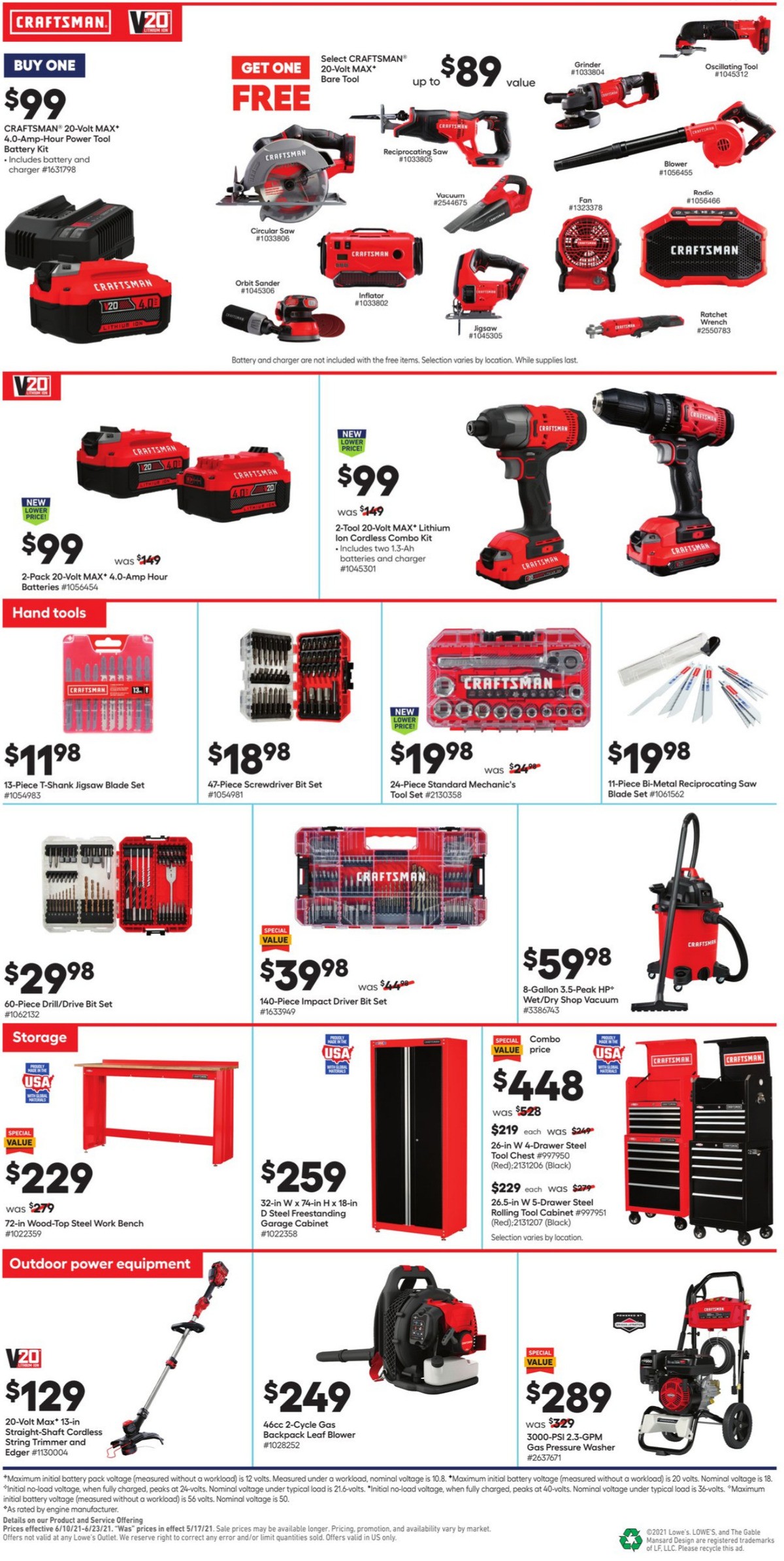 Lowe's Weekly Ad from June 10