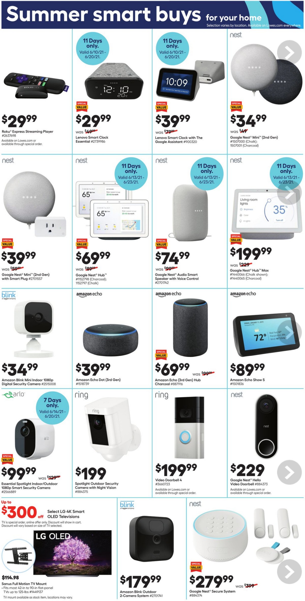Lowe's Weekly Ad from June 10