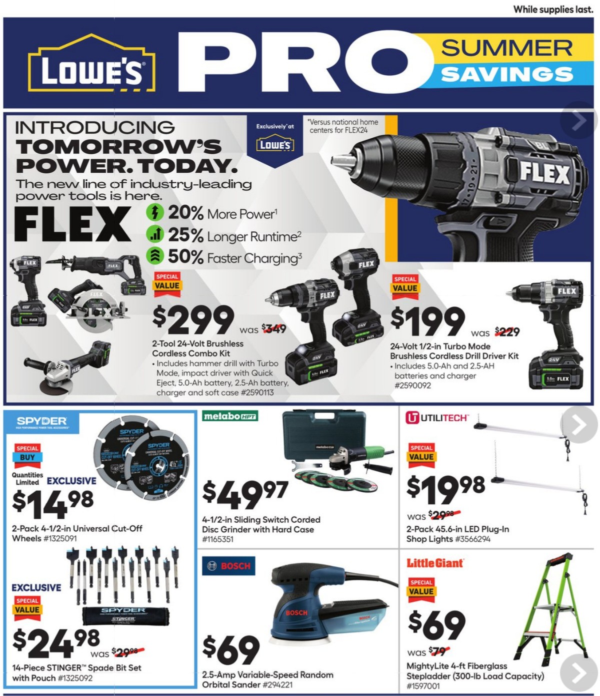 Lowe's Pro Ad Weekly Ad from June 14