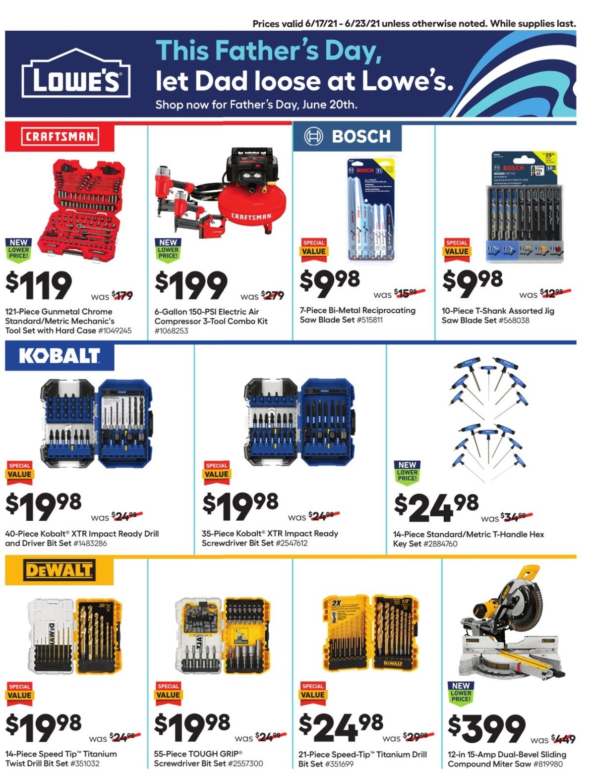 Lowe's Weekly Ad from June 17
