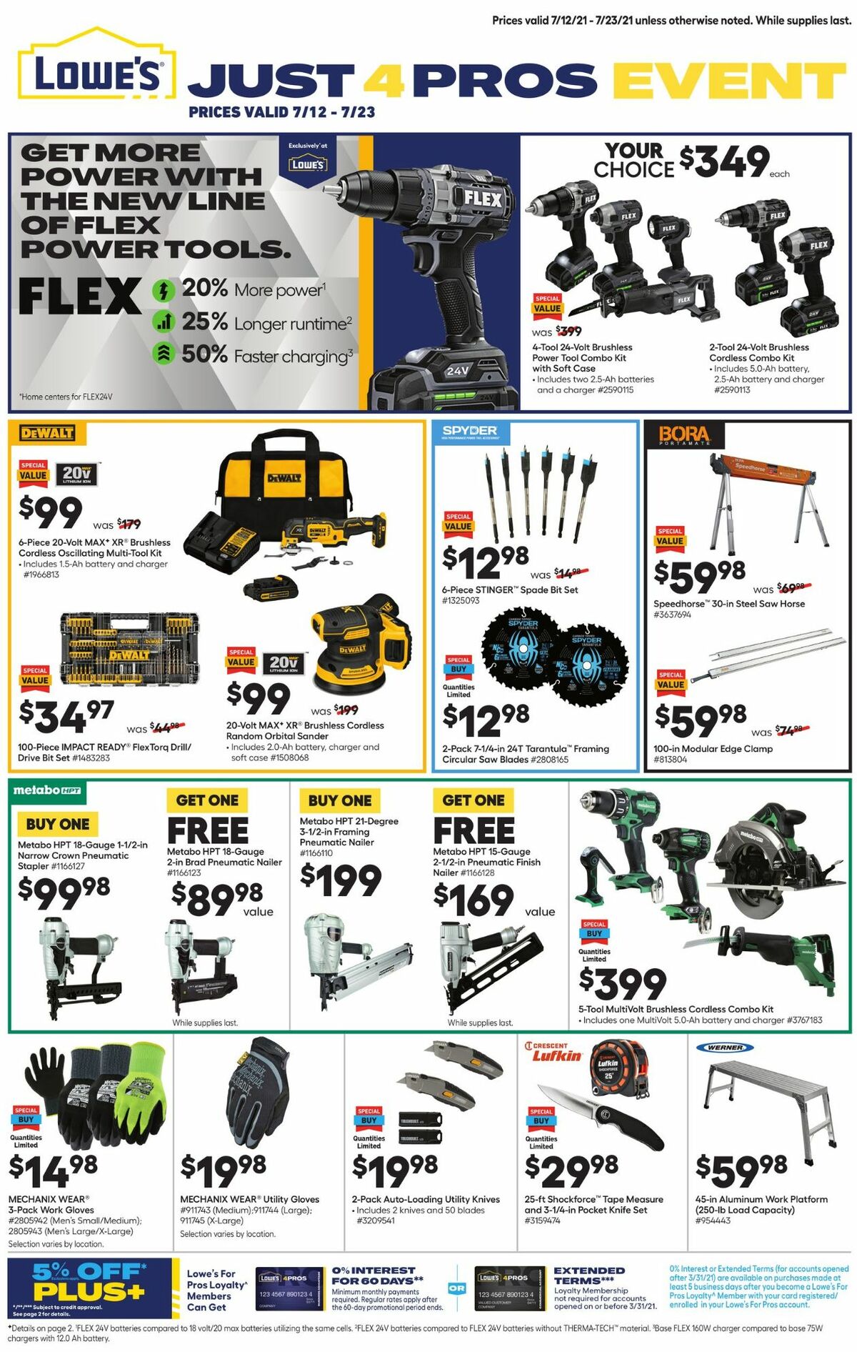 Lowe's Weekly Ad from July 12