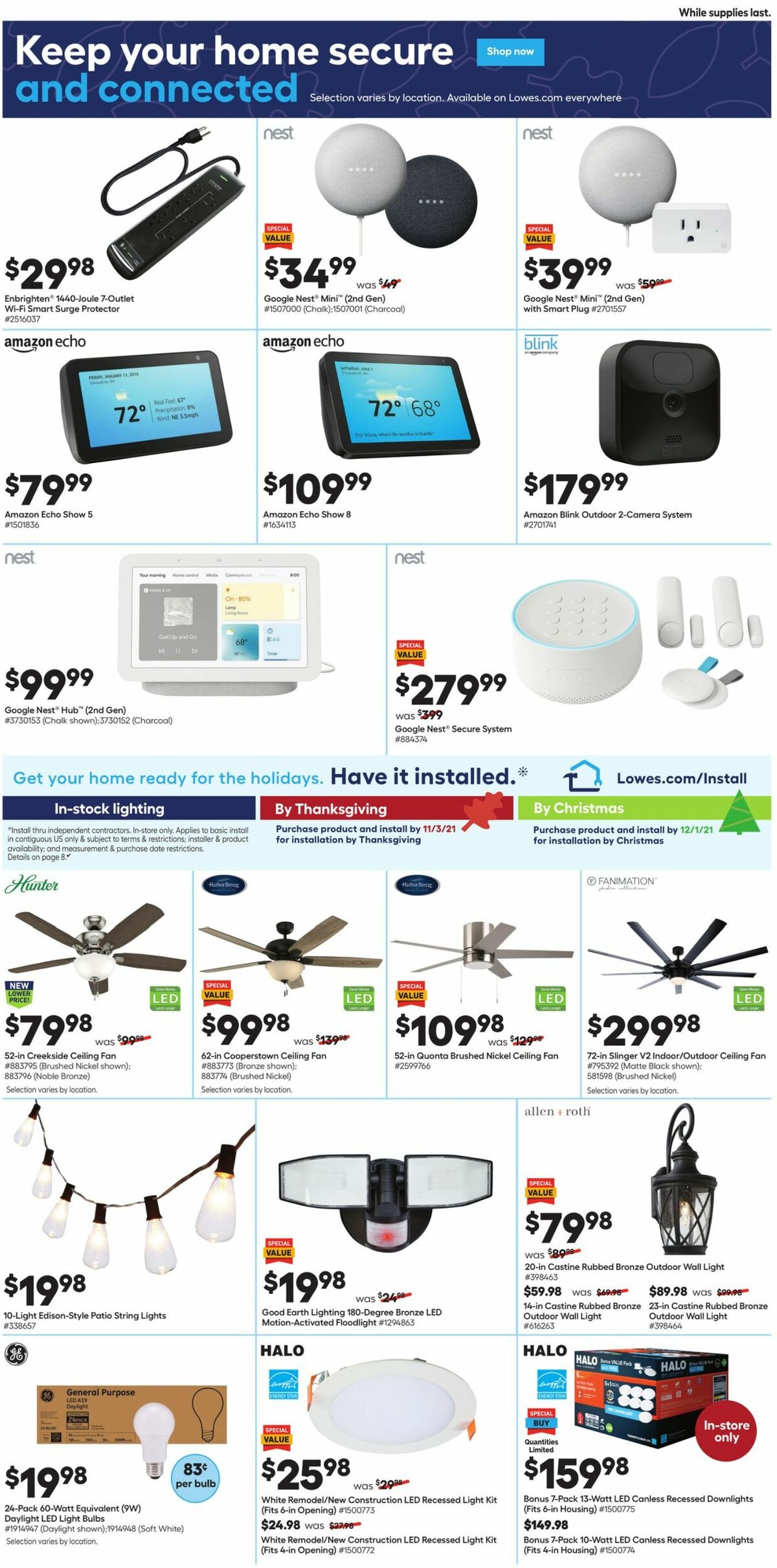 Lowe's Weekly Ad from August 26