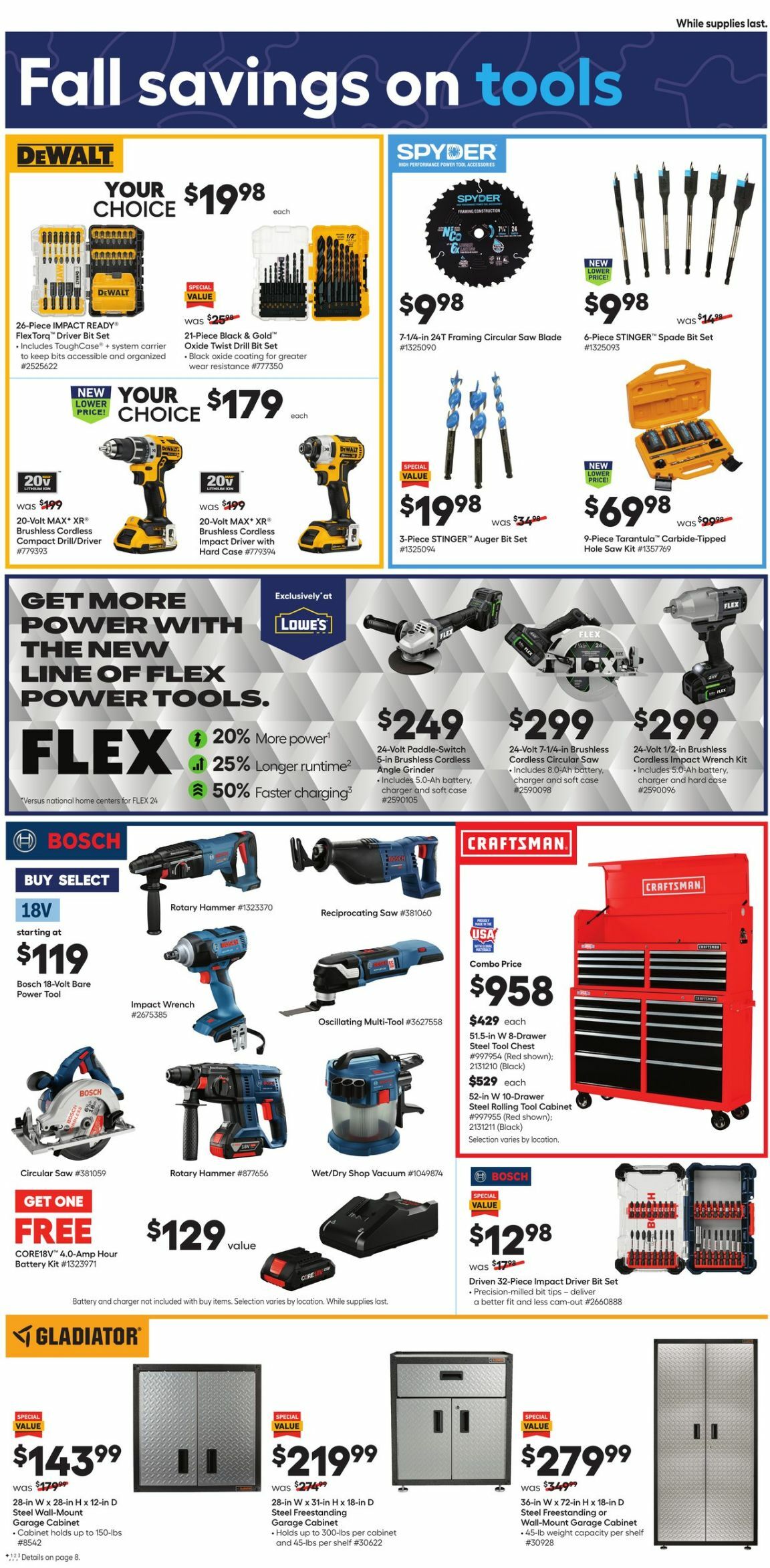 Lowe's Weekly Ad from August 26