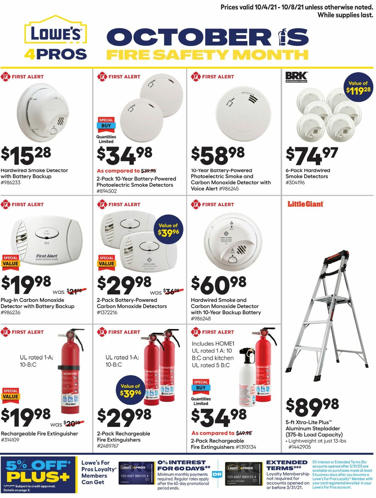 Lowe's Weekly Ad from October 4