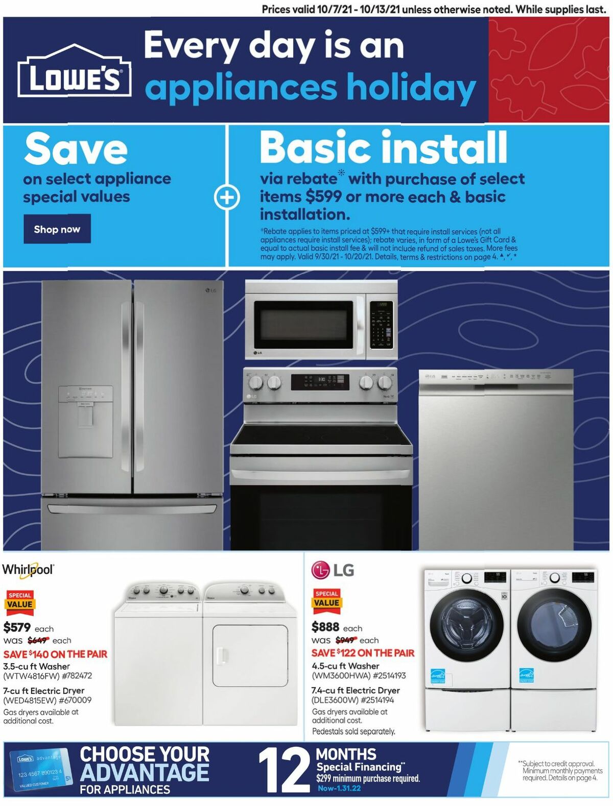 Lowe's Weekly Ad from October 7
