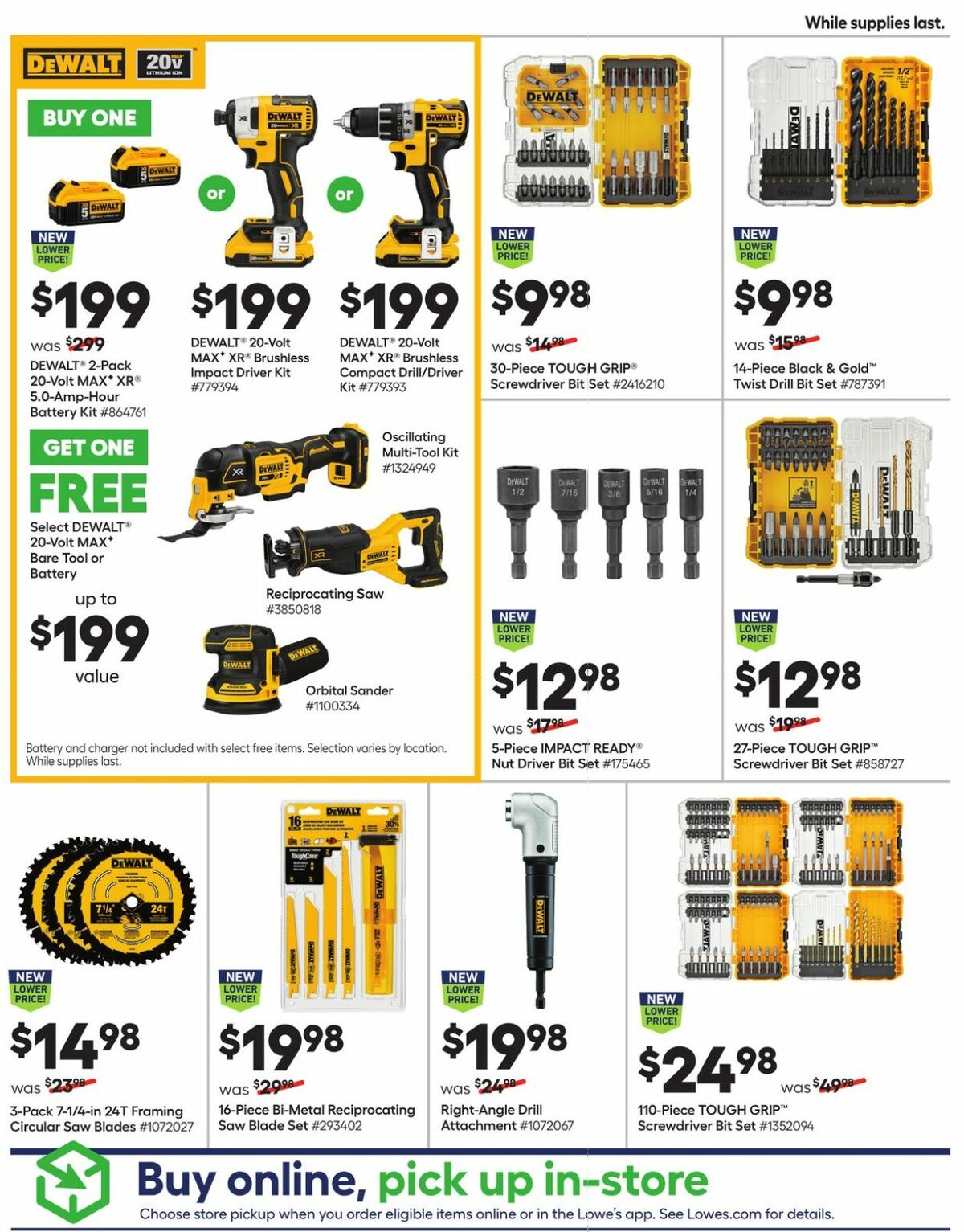 Lowe's Weekly Ad from October 28