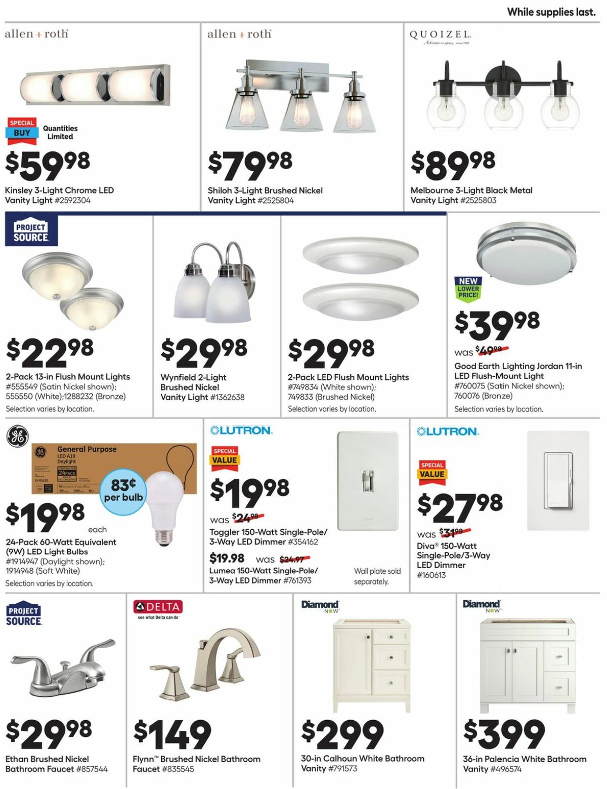 Lowe's Weekly Ad from October 28