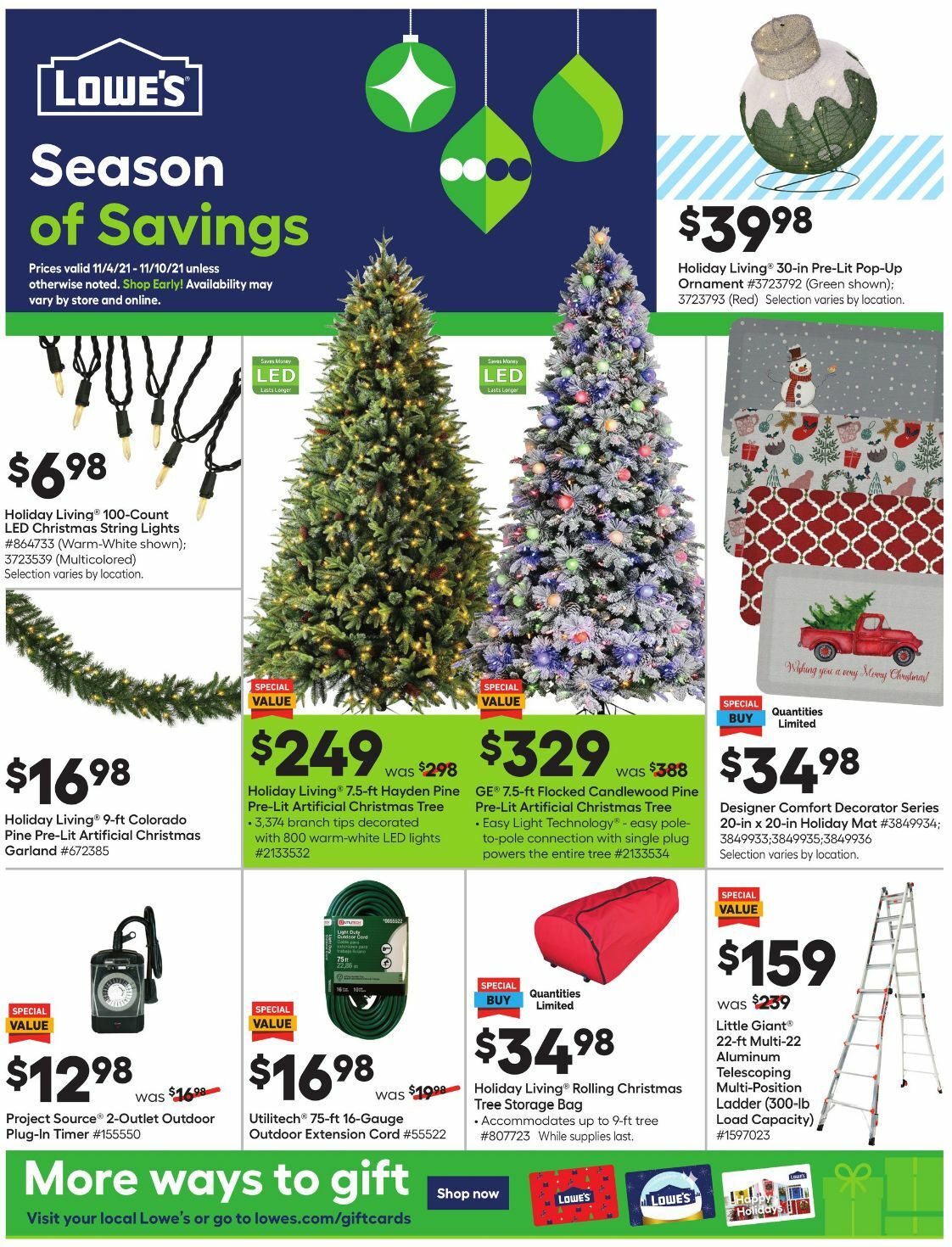 Lowe's Weekly Ad from November 4