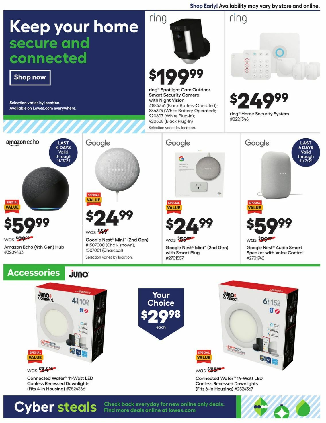 Lowe's Weekly Ad from November 4