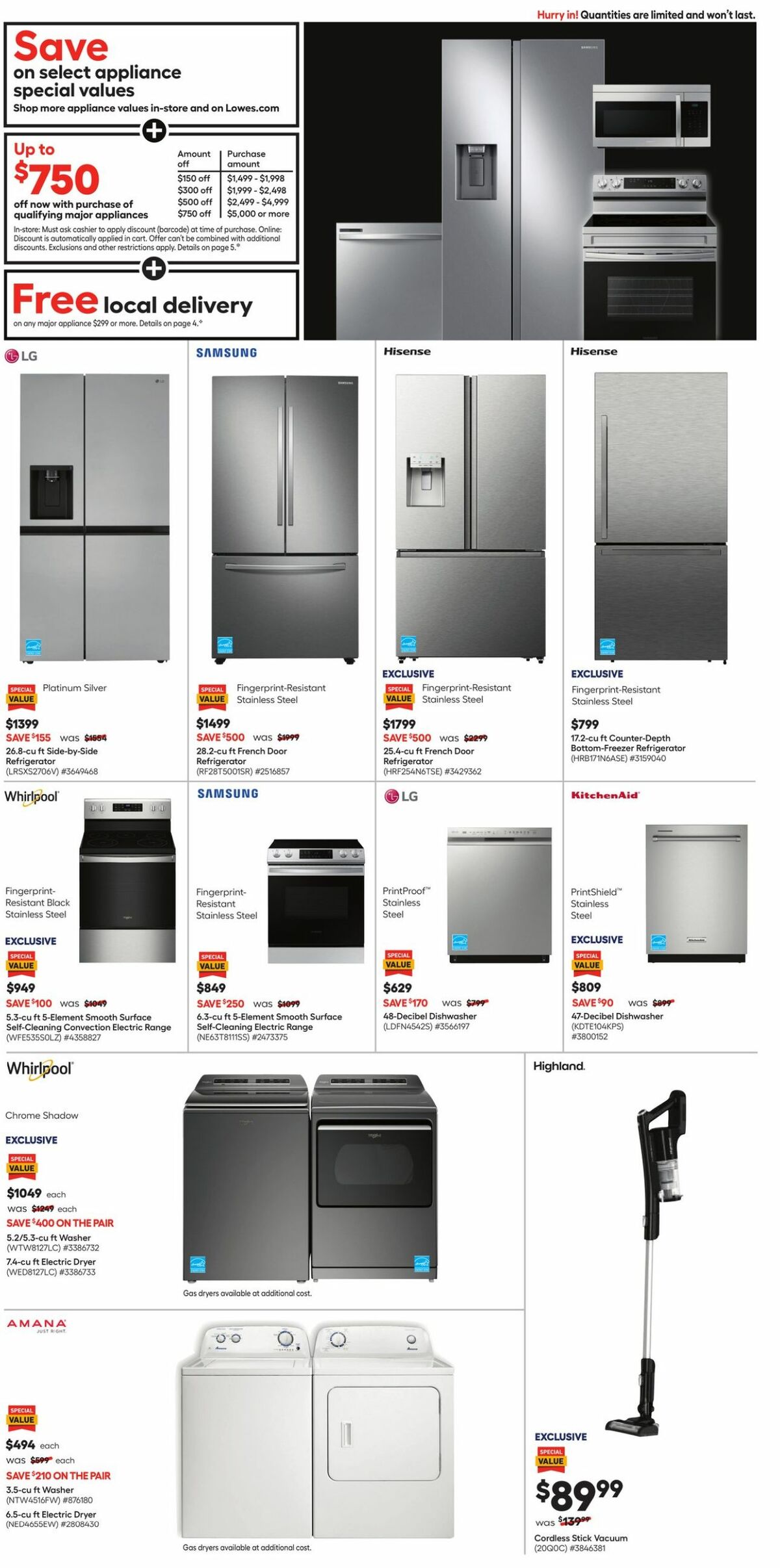 Lowe's Weekly Ad from November 25