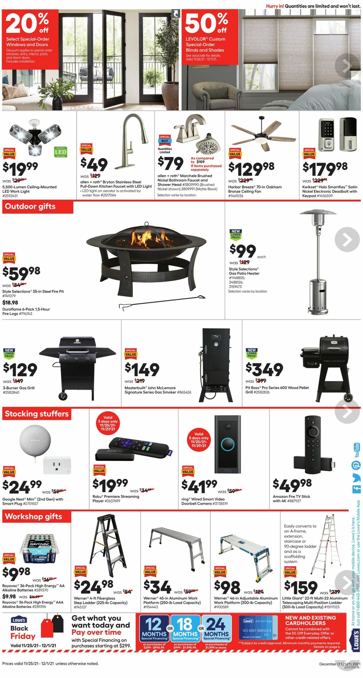 Lowe's Weekly Ad from November 25