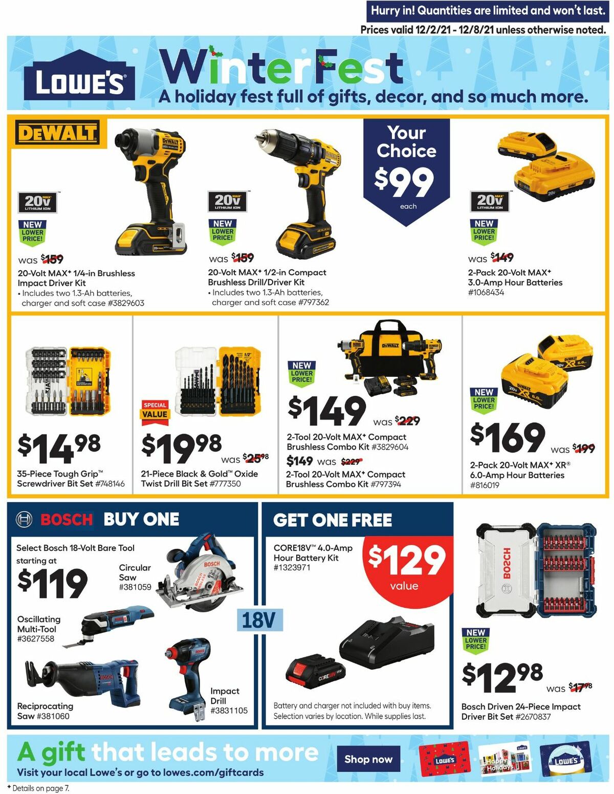 Lowe's Weekly Ad from December 2