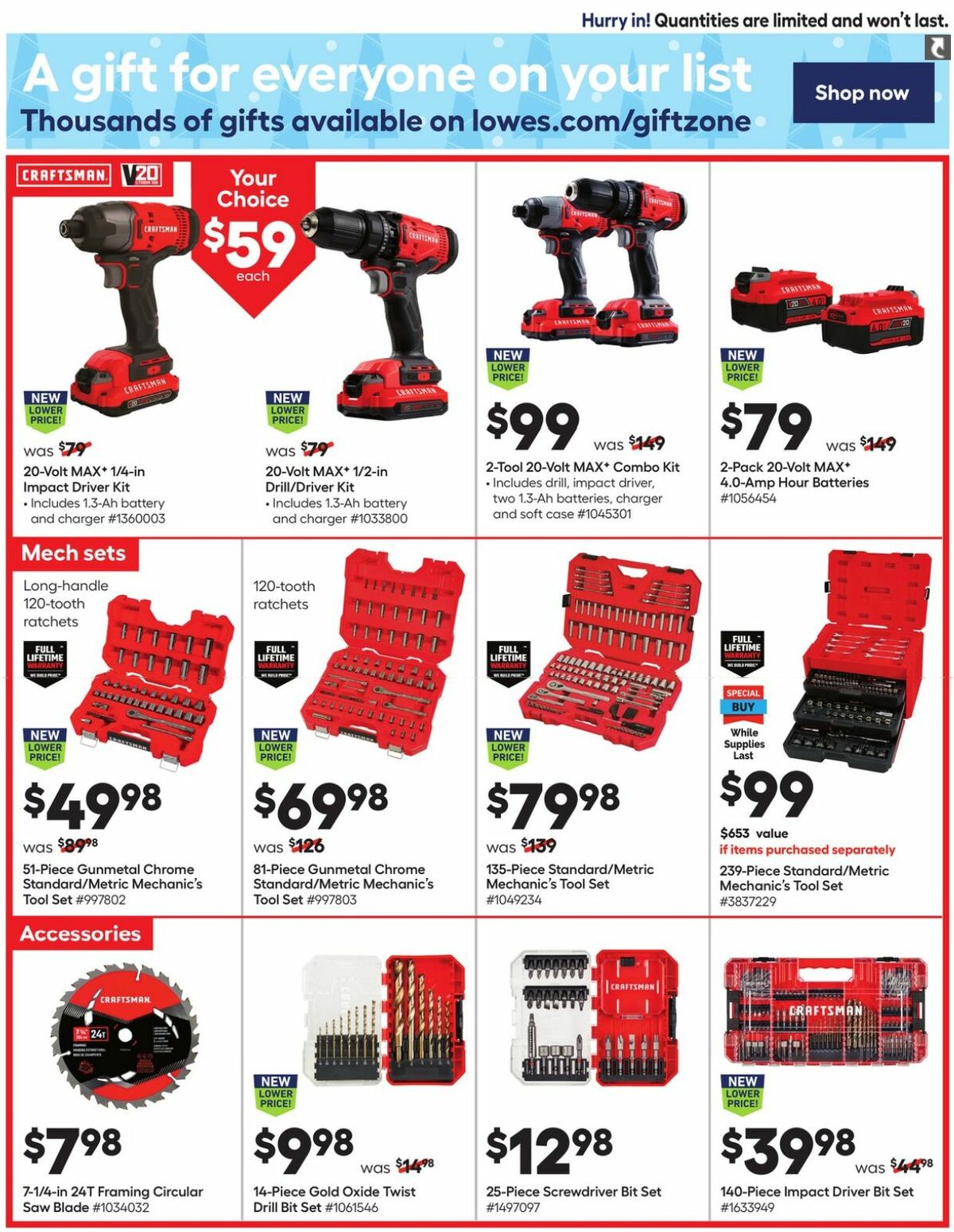 Lowe's Weekly Ad from December 2
