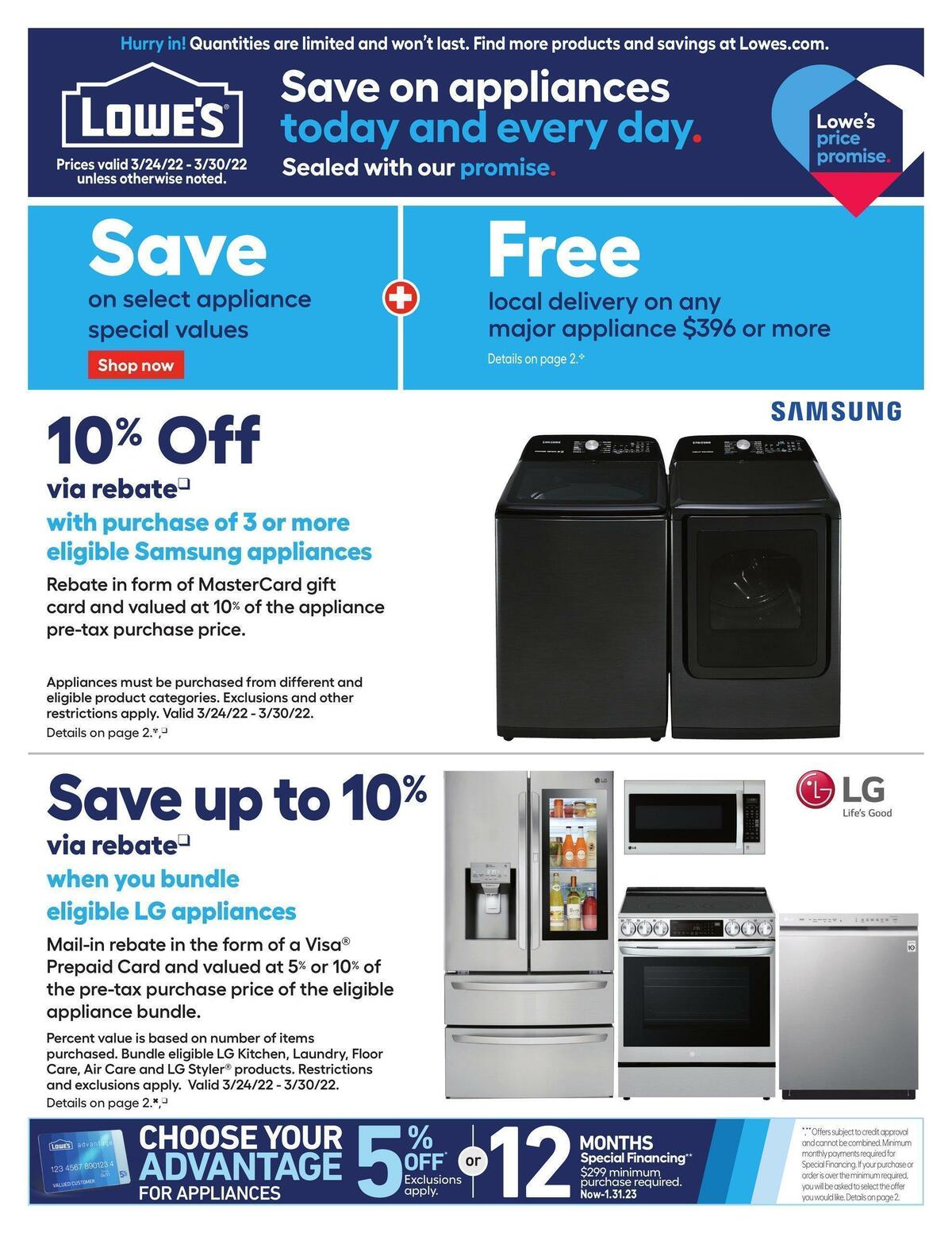 Lowe's Weekly Ad from March 24