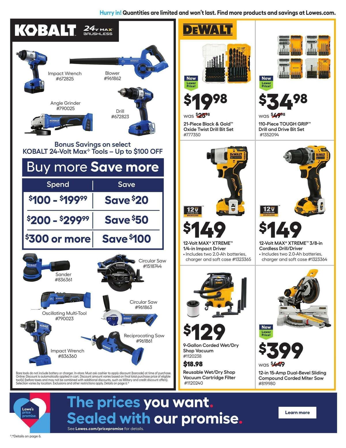 Lowe's Weekly Ad from April 21
