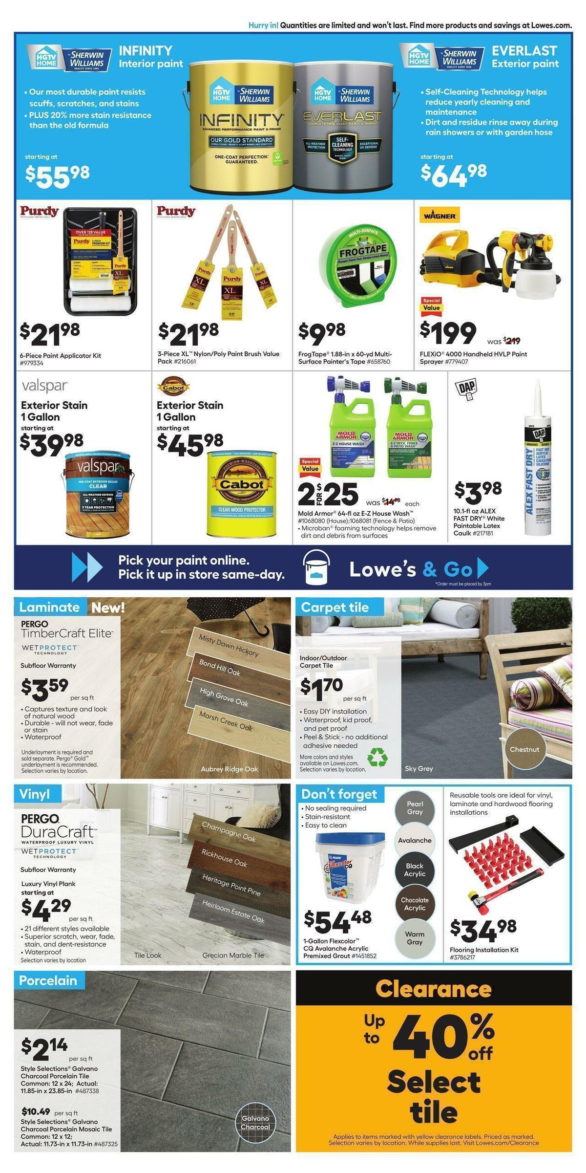 Lowe's Weekly Ad from May 5