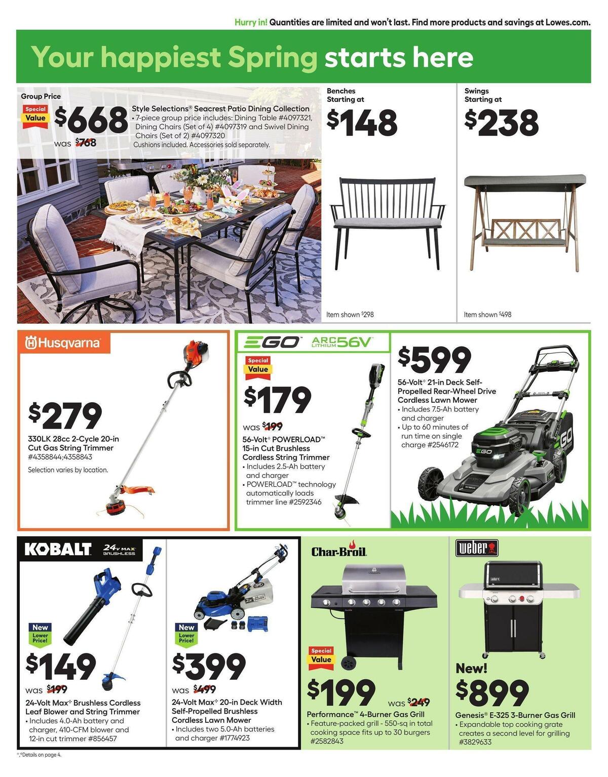 Lowe's Weekly Ad from May 12