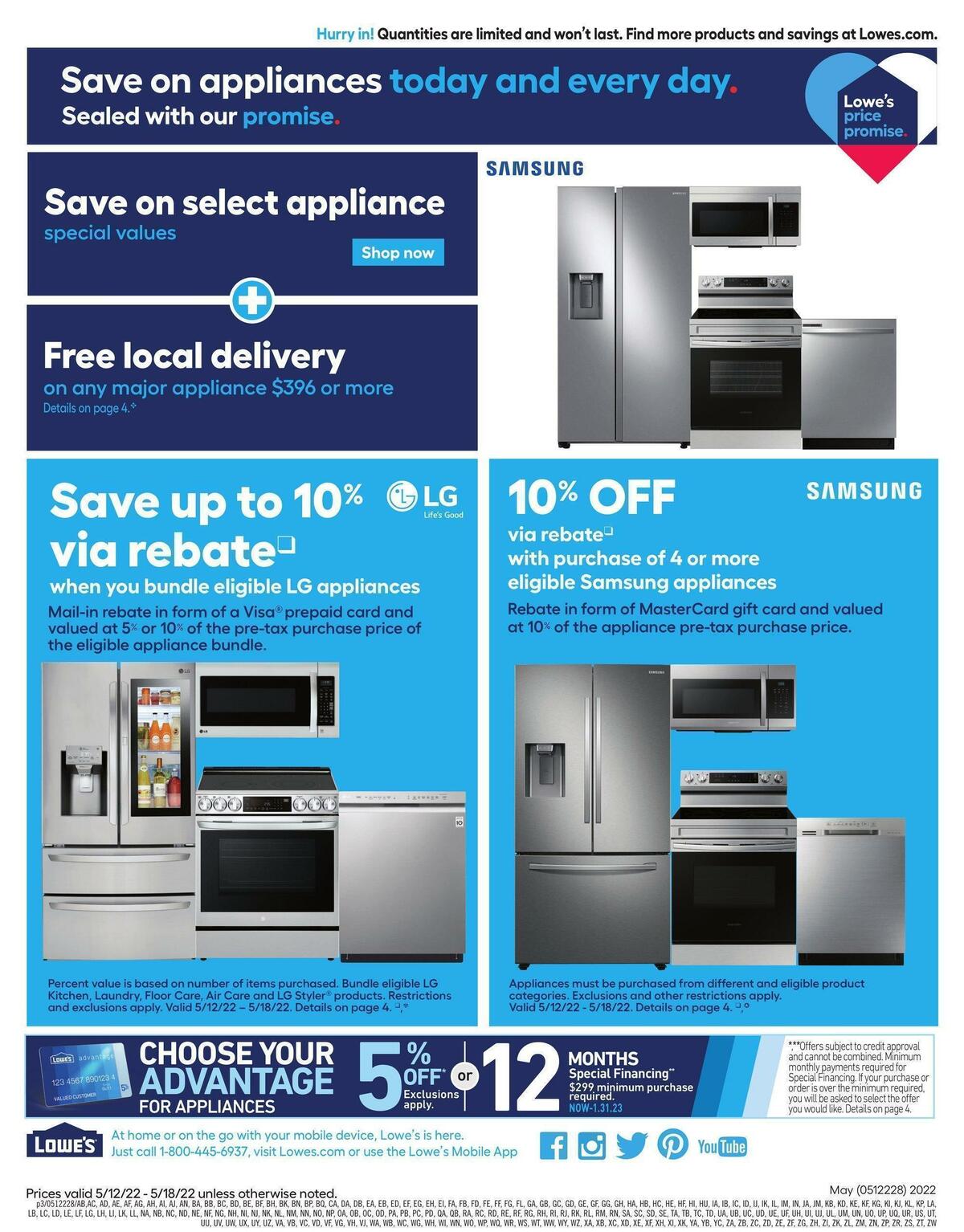 Lowe's Weekly Ad from May 12