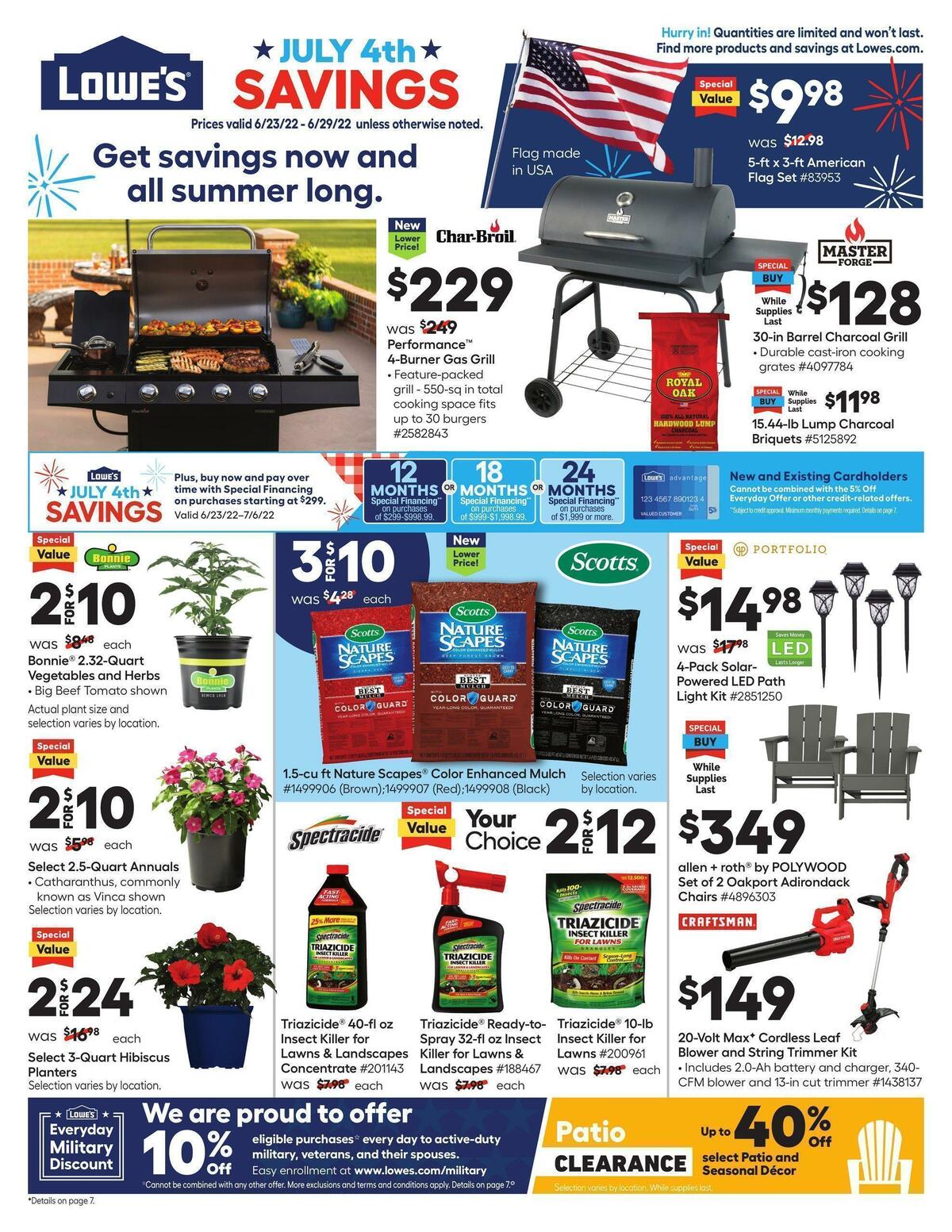 Lowe's Weekly Ad from June 23