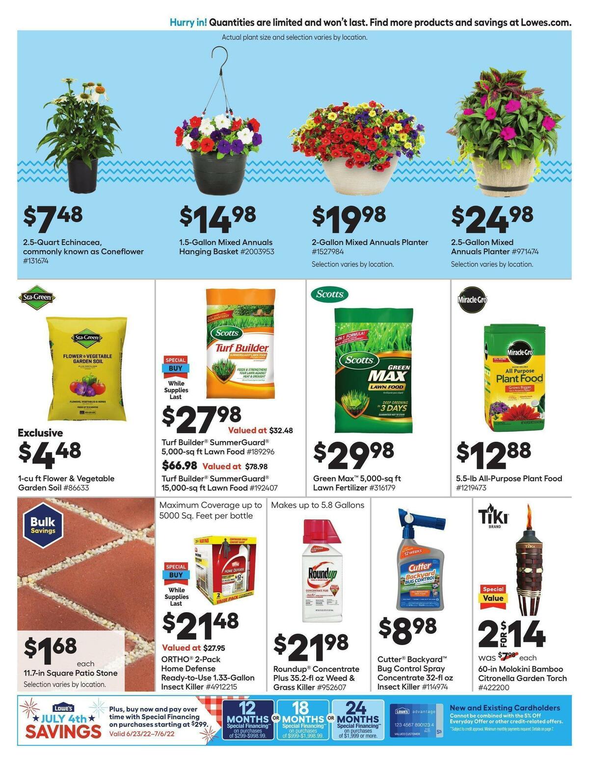 Lowe's Weekly Ad from June 23