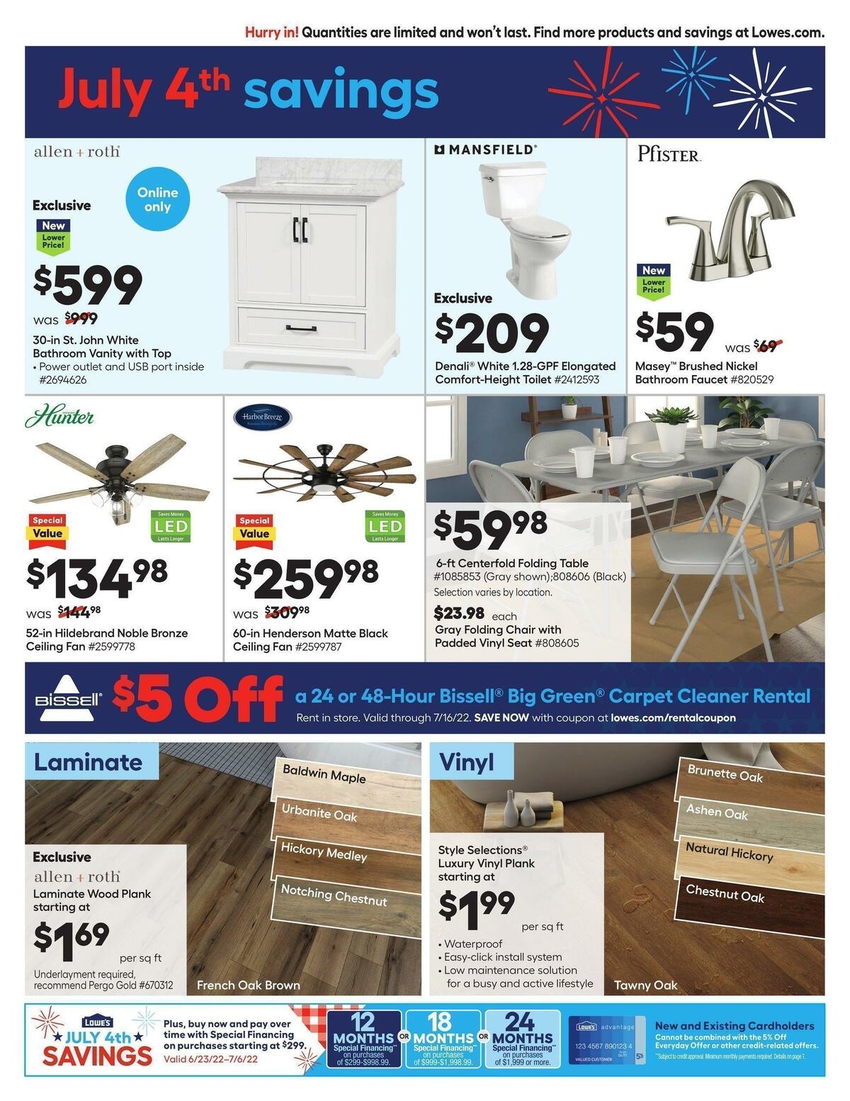 Lowe's Weekly Ad from June 23
