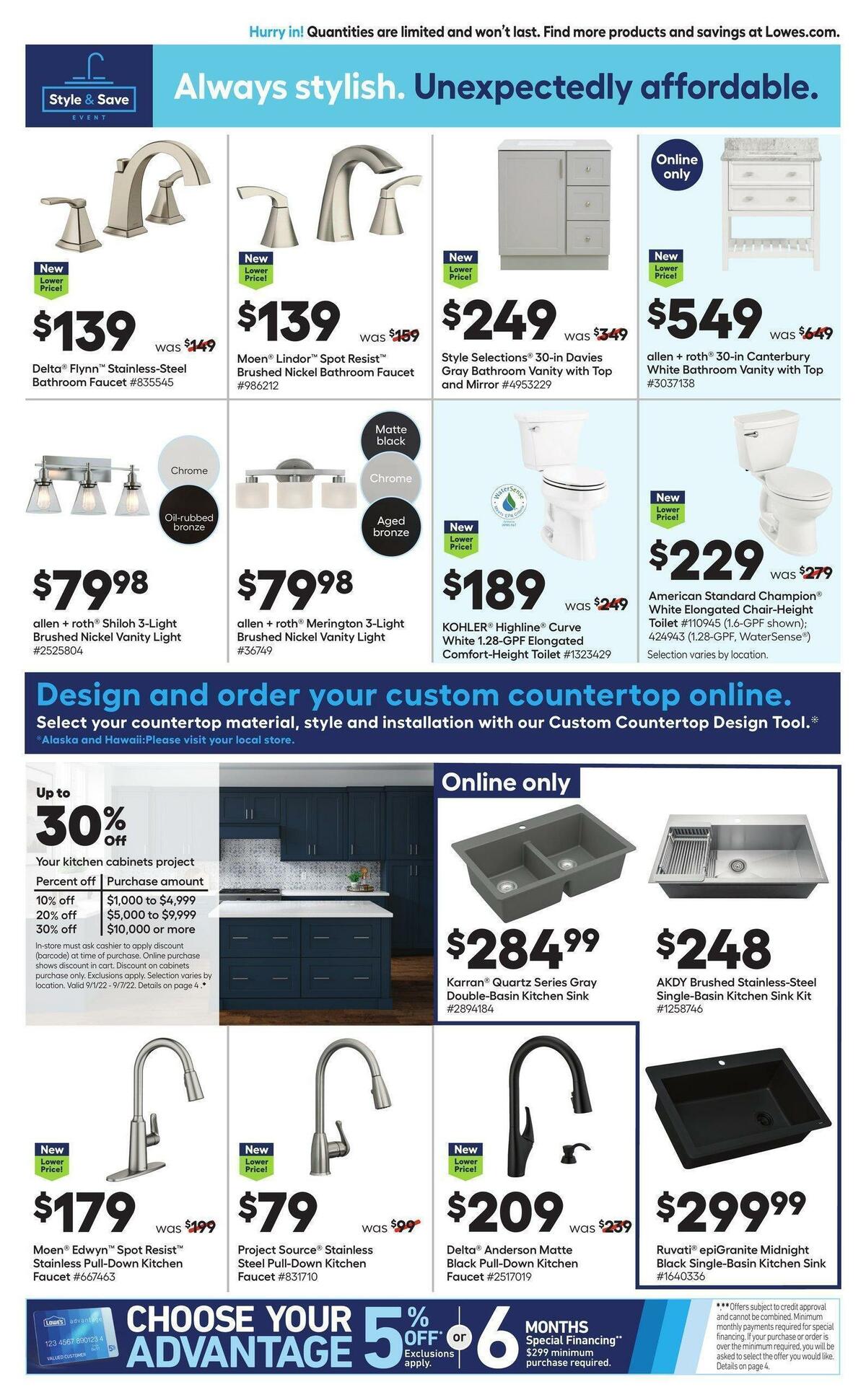 Lowe's Weekly Ad from July 28