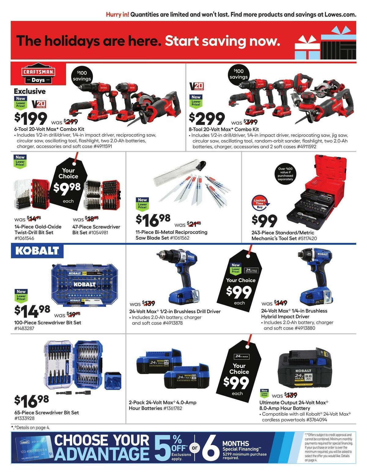 Lowe's Weekly Ad from November 3