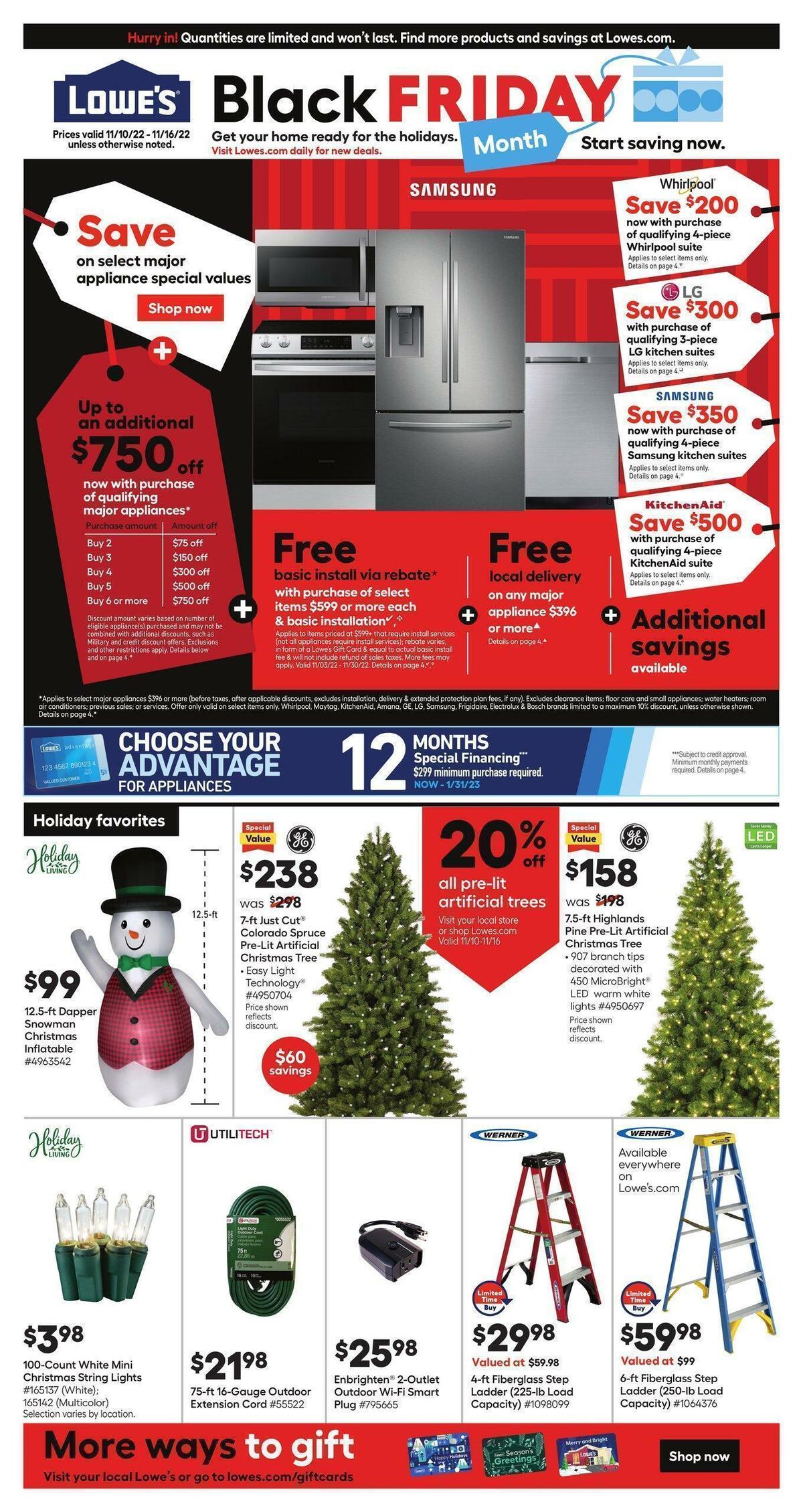 Lowe's Weekly Ad from November 10