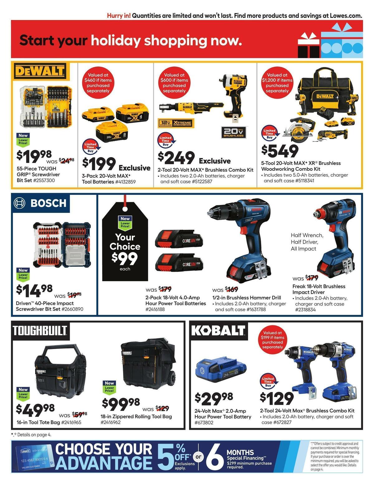 Lowe's Weekly Ad from November 10