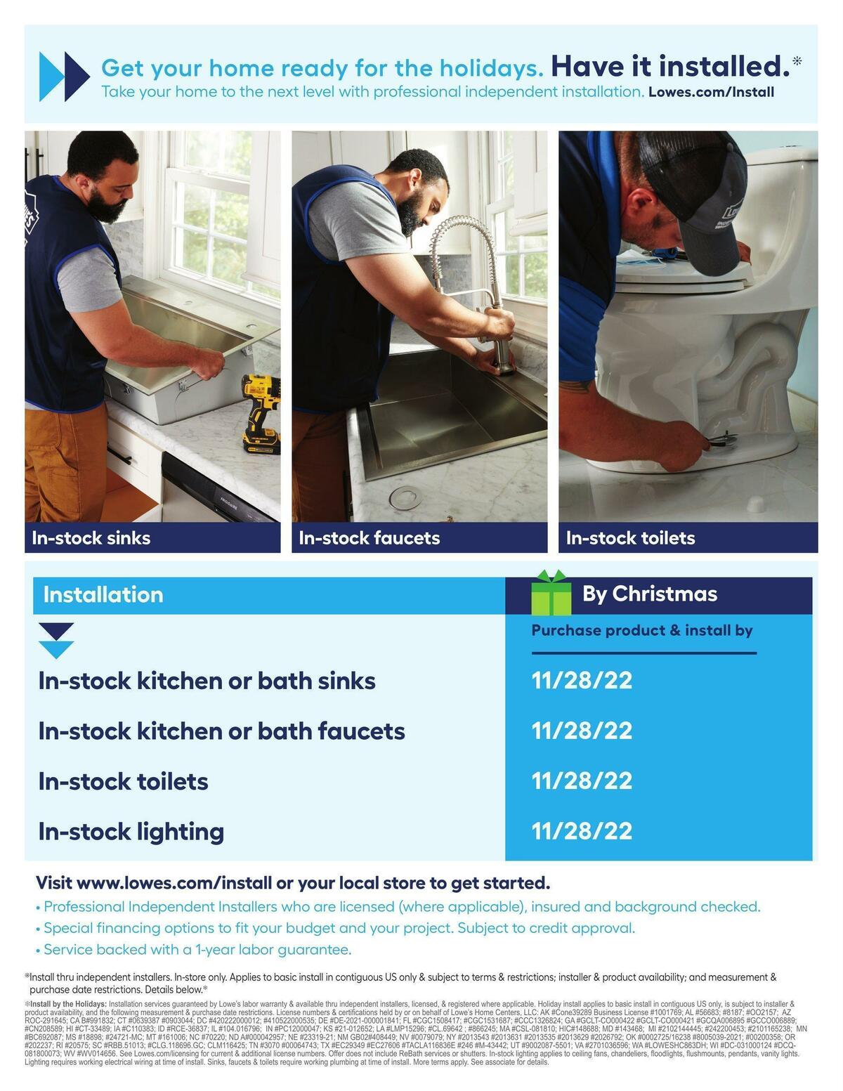 Lowe's Weekly Ad from November 17