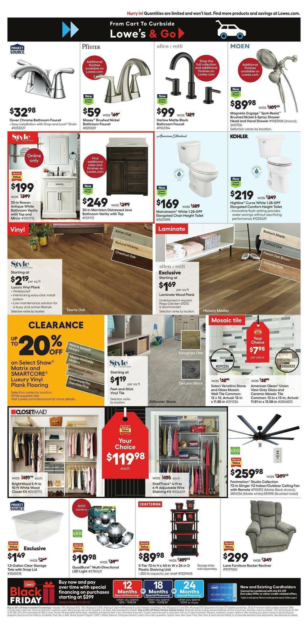 Lowe's Weekly Ad from November 24