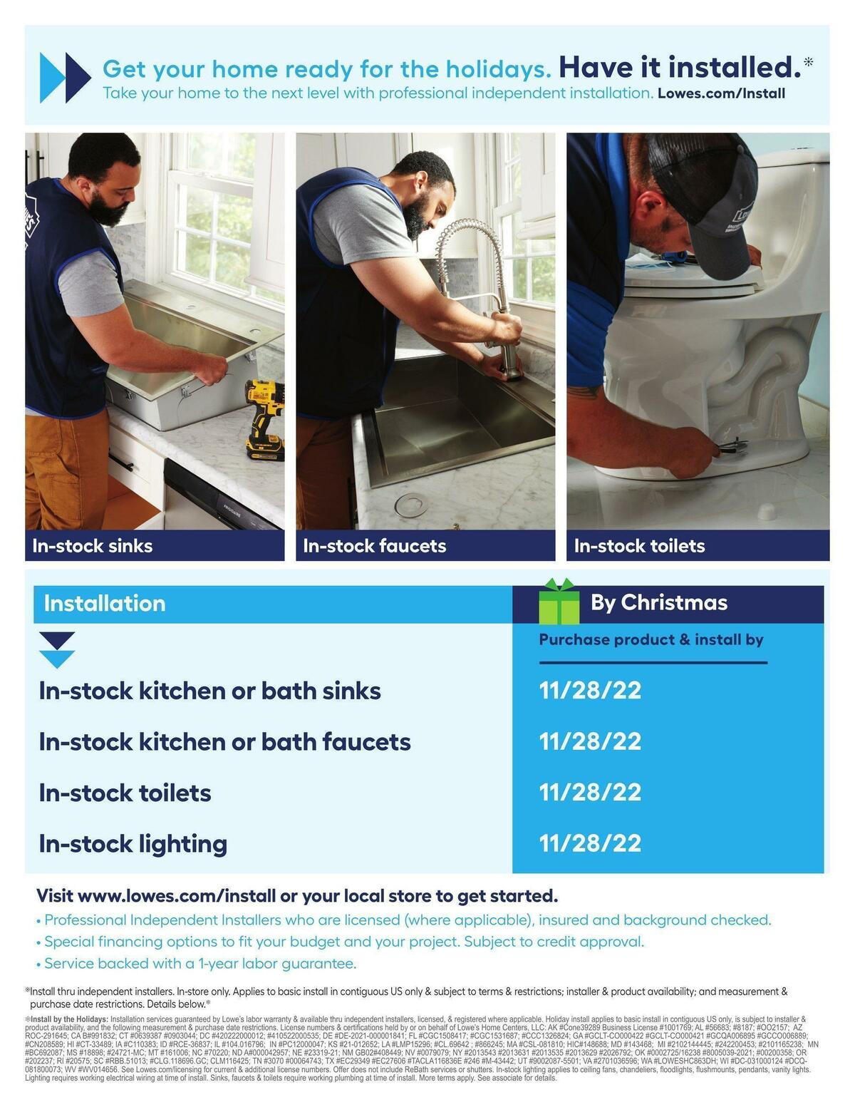 Lowe's Weekly Ad from November 24