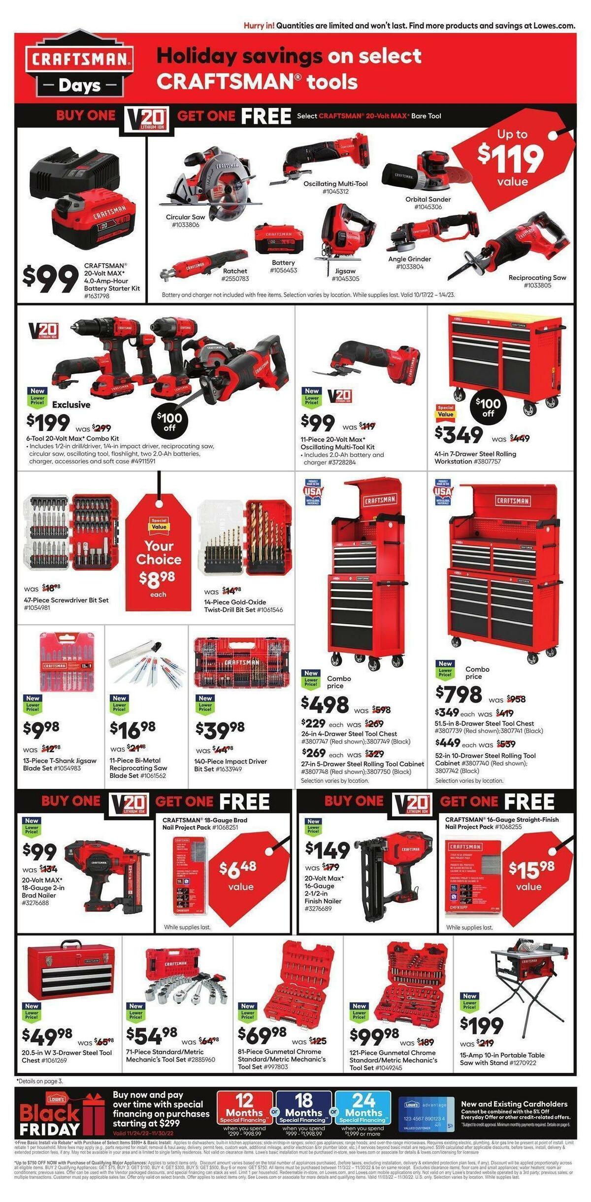 Lowe's Weekly Ad from November 24