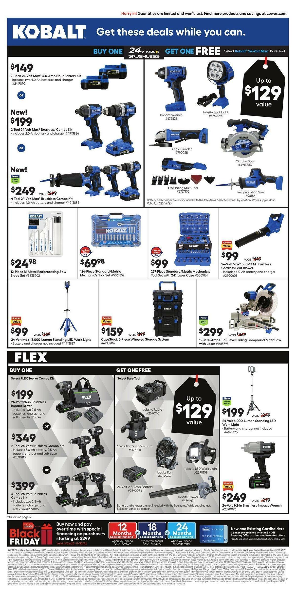 Lowe's Weekly Ad from November 24